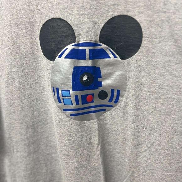 Star Wars Disney R2D2 Mickey Head Shirt sz XL - Picture 2 of 6
